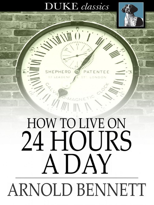 غلاف How to Live on 24 Hours a Day